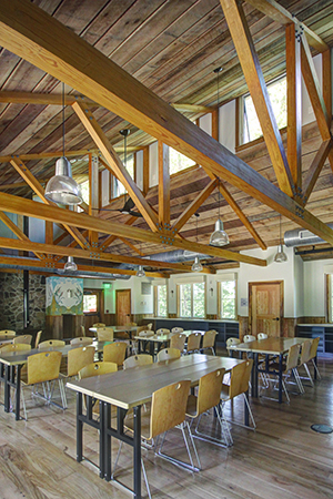 Interior of the Morris & Gwendolyn Cafritz Foundation Environmental Education Center